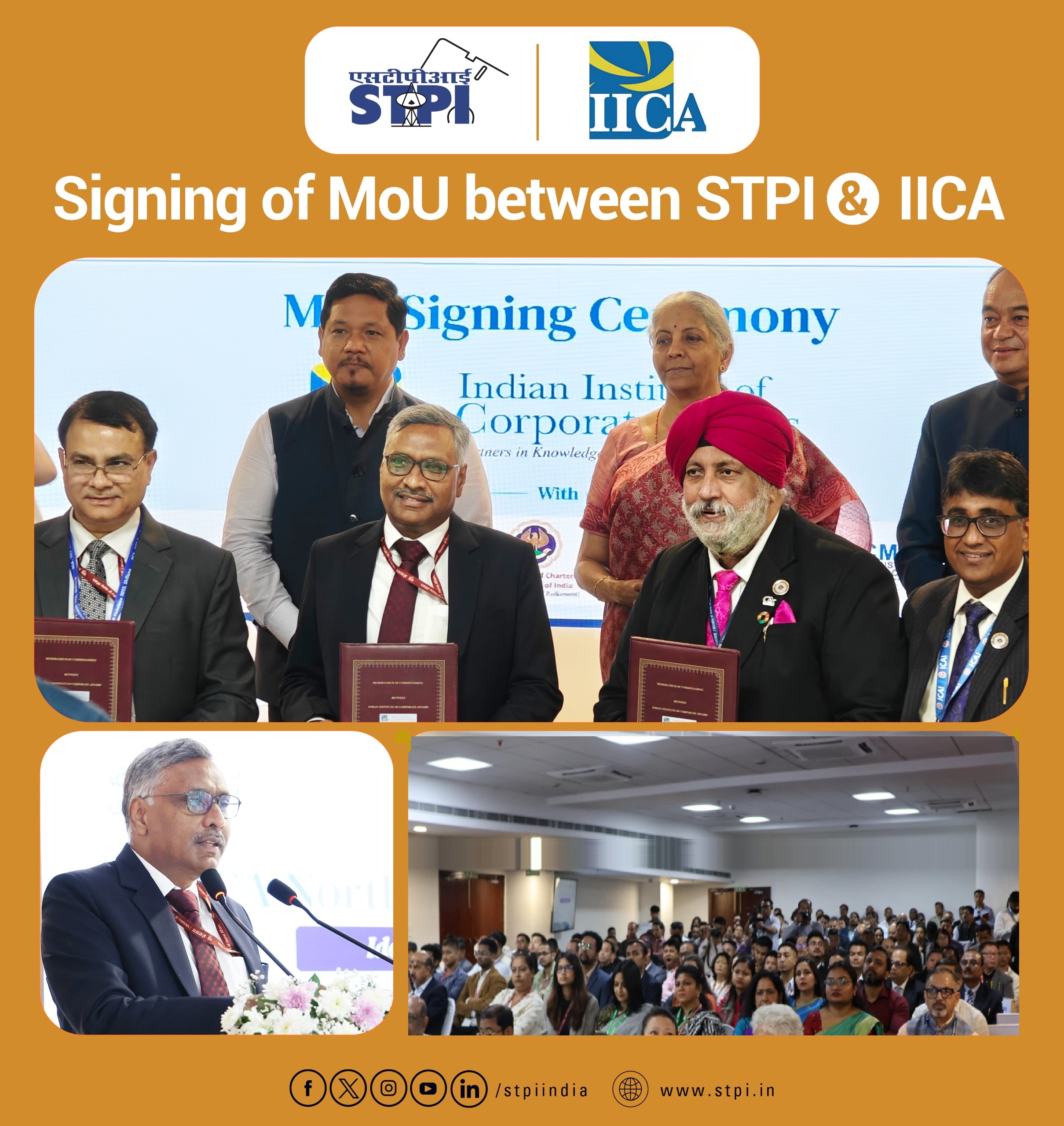 STPI & IICA MoU Signing Image
