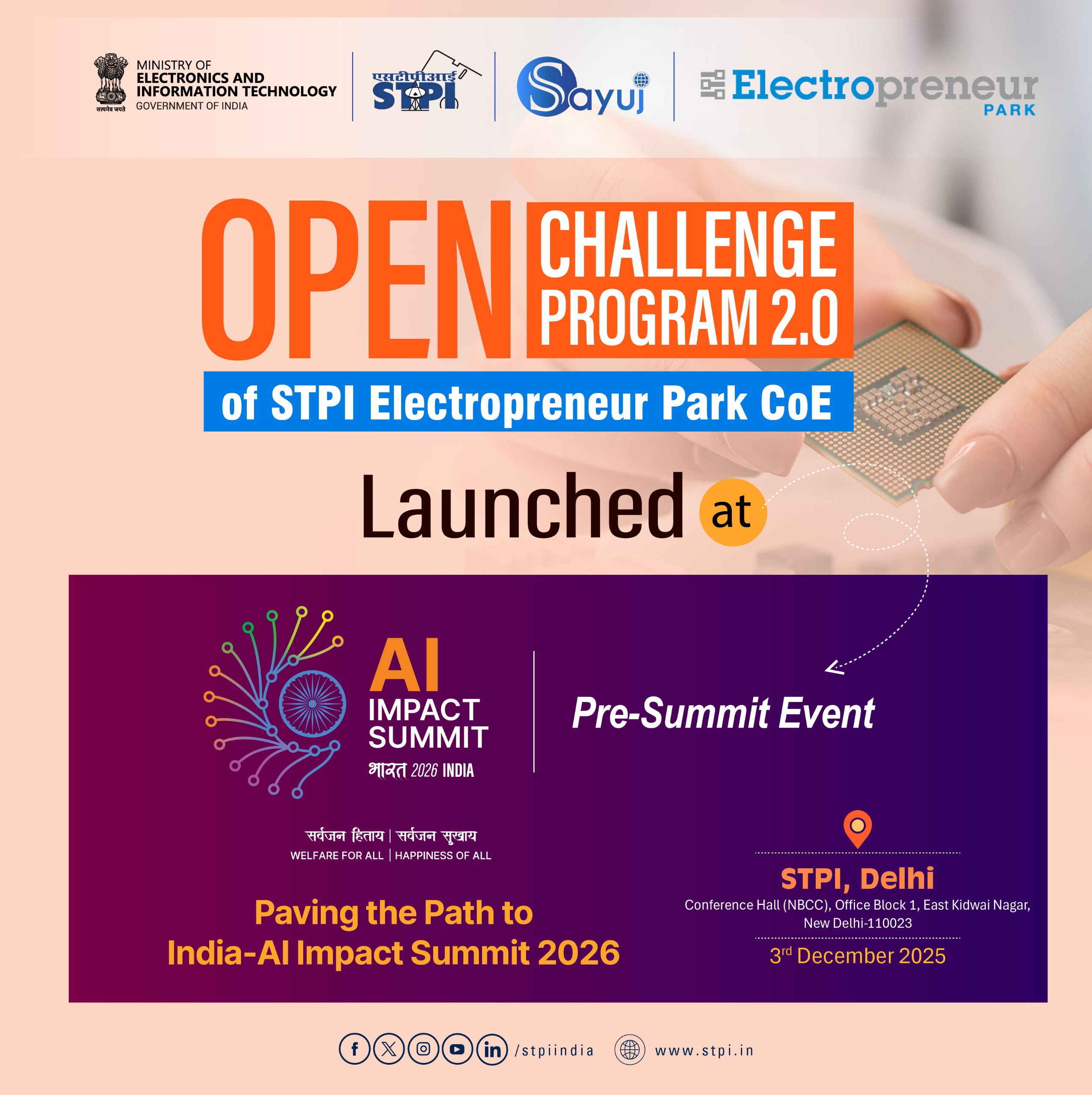 Open Challenge Program 2.0 Electropreneur Park, Delhi